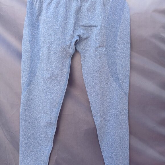 Seamless Leggings Smile Contour High Waist Workout Gym Yoga Pants Dark Blue NWT - Picture 2 of 9